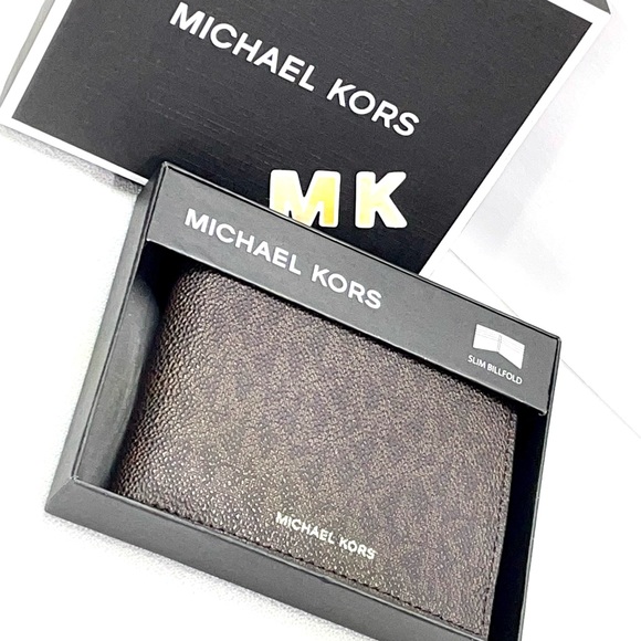 Michael Kors Other - Michael Kors Mens Wallet Slim Billfold Jet Set New